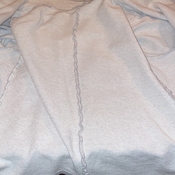 EILEEN FISHER Sweatshirt Open Waterfall Front Cardigan Organic Cotton Gray Sz M - Picture 6 of 6